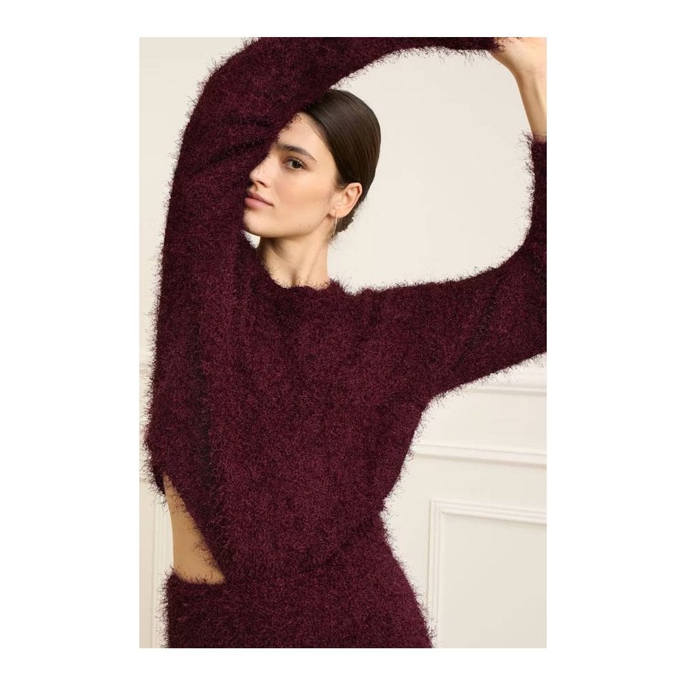 Cropped Fluffy Pullover