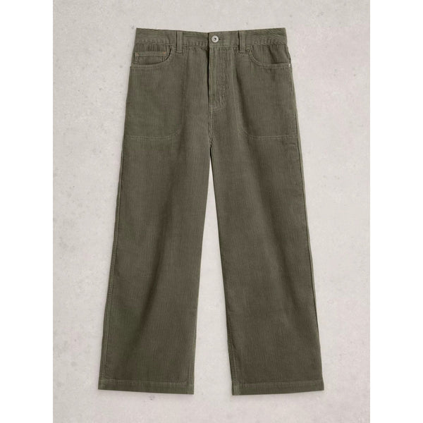 Tia Cord Cropped Wide Leg Trouser