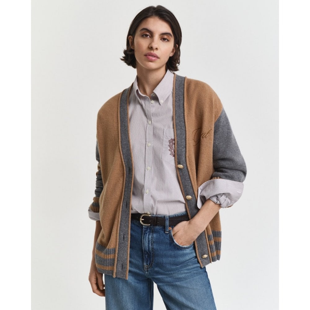 Varsity V-Neck Cardigan