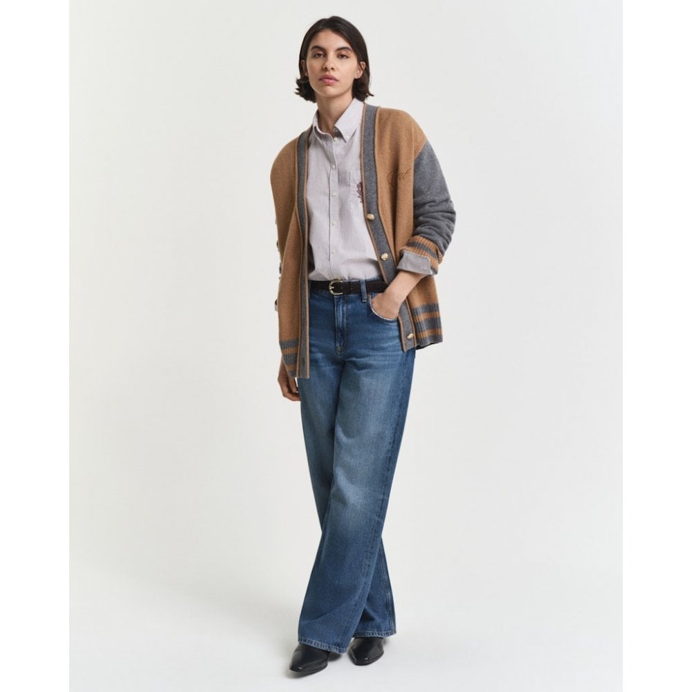 Varsity V-Neck Cardigan