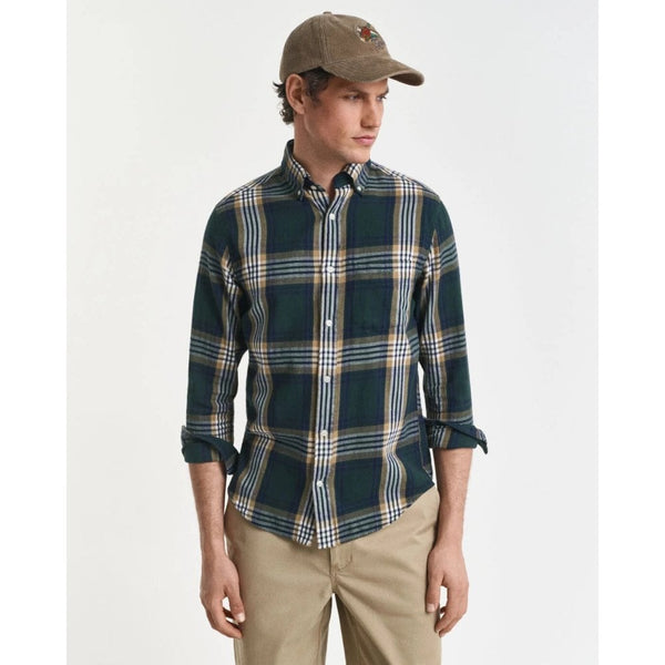 Windblown Flannel Check Shirt