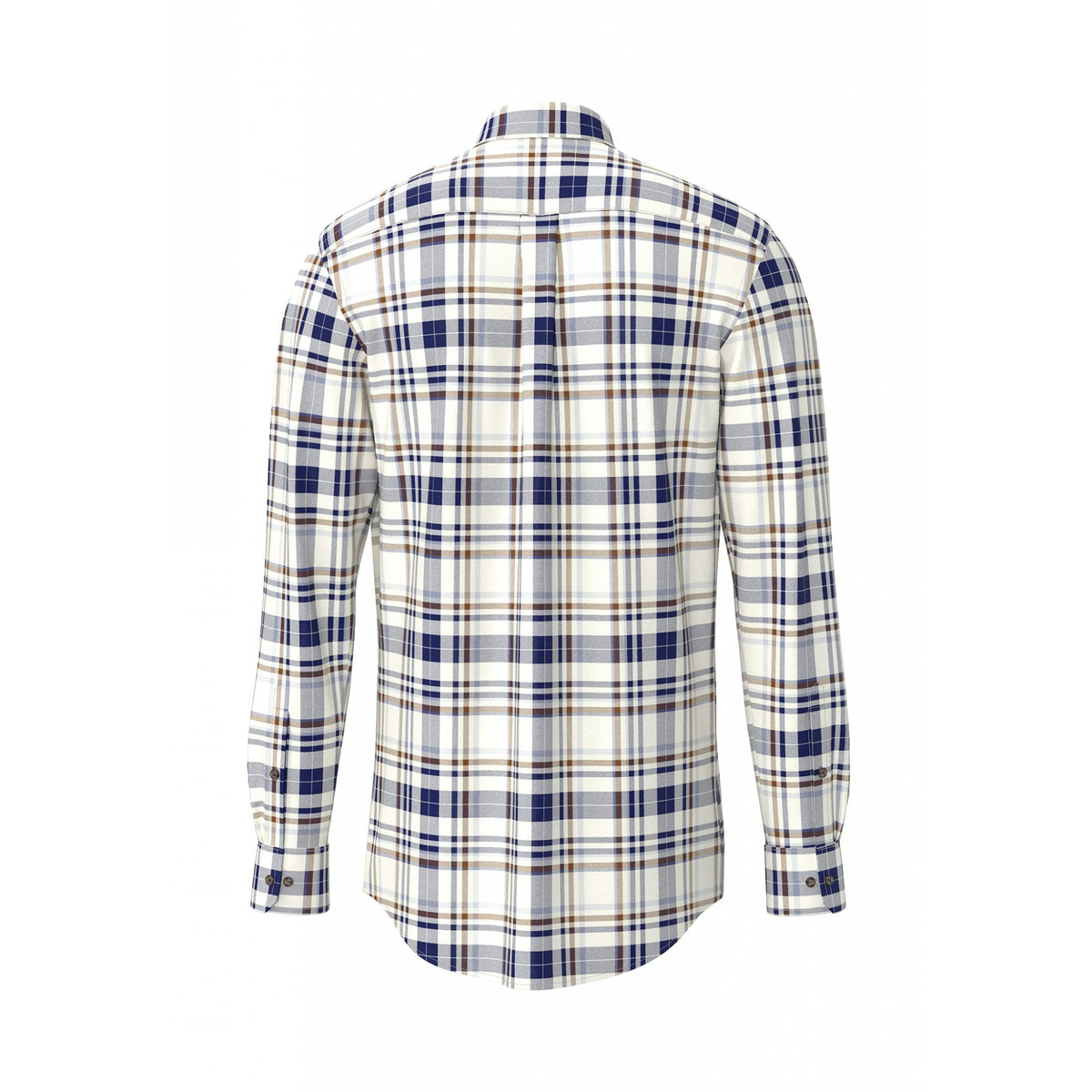 Herringbone Check Button Down Shirt