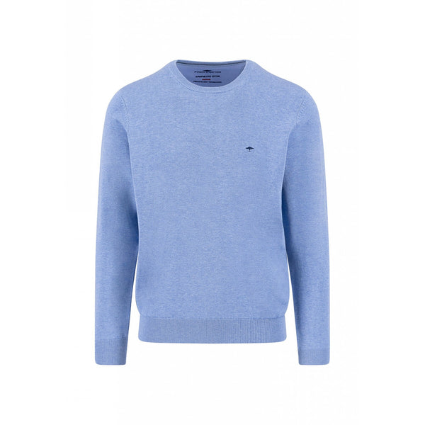 Crew Neck Fine Knit Sweater