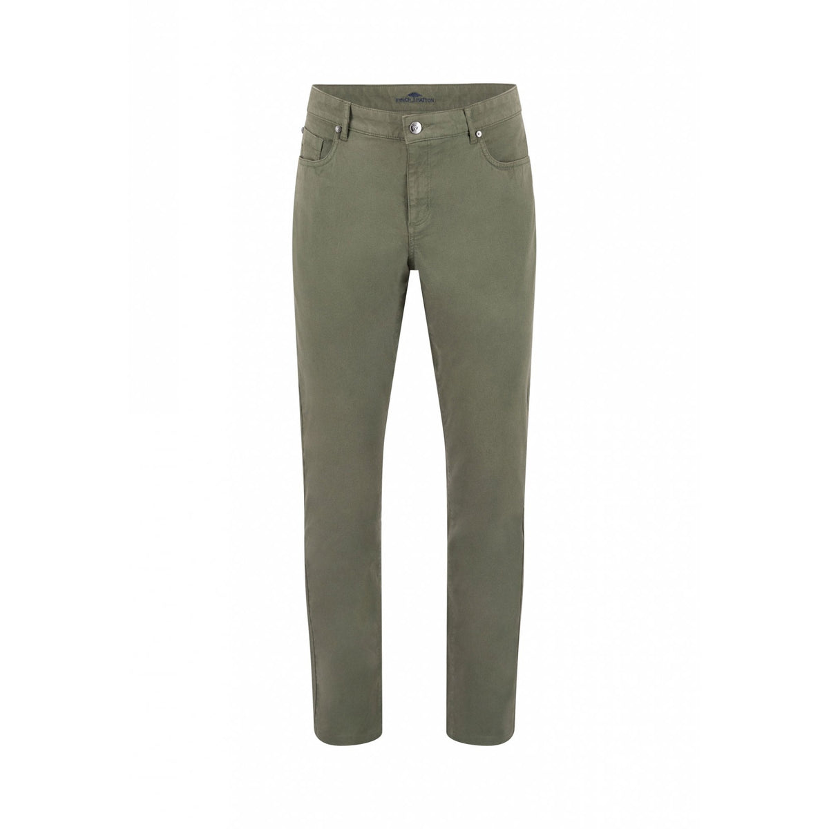 Stretch Cotton Straight Leg Chinos