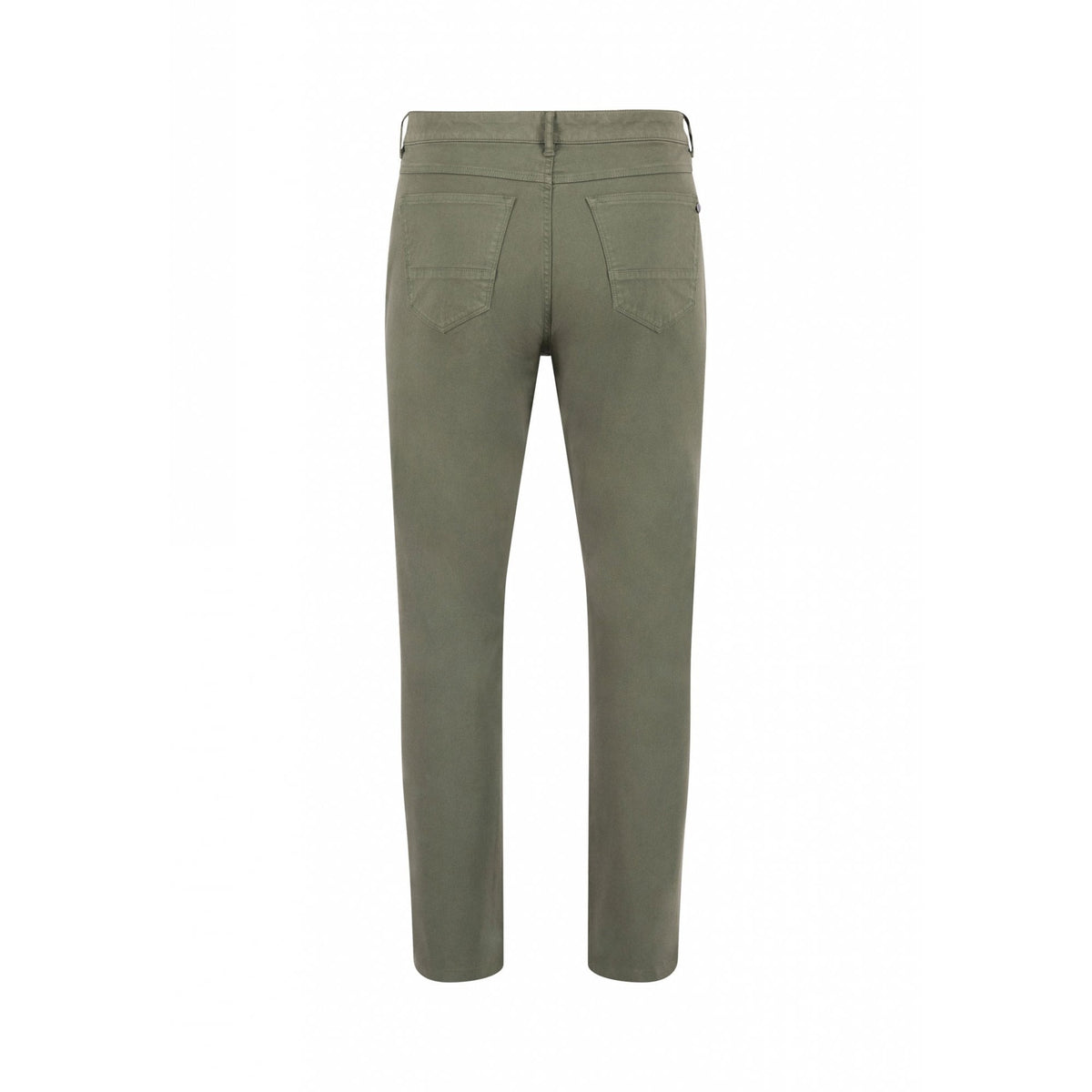 Stretch Cotton Straight Leg Chinos