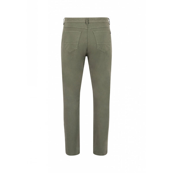 Stretch Cotton Straight Leg Chinos