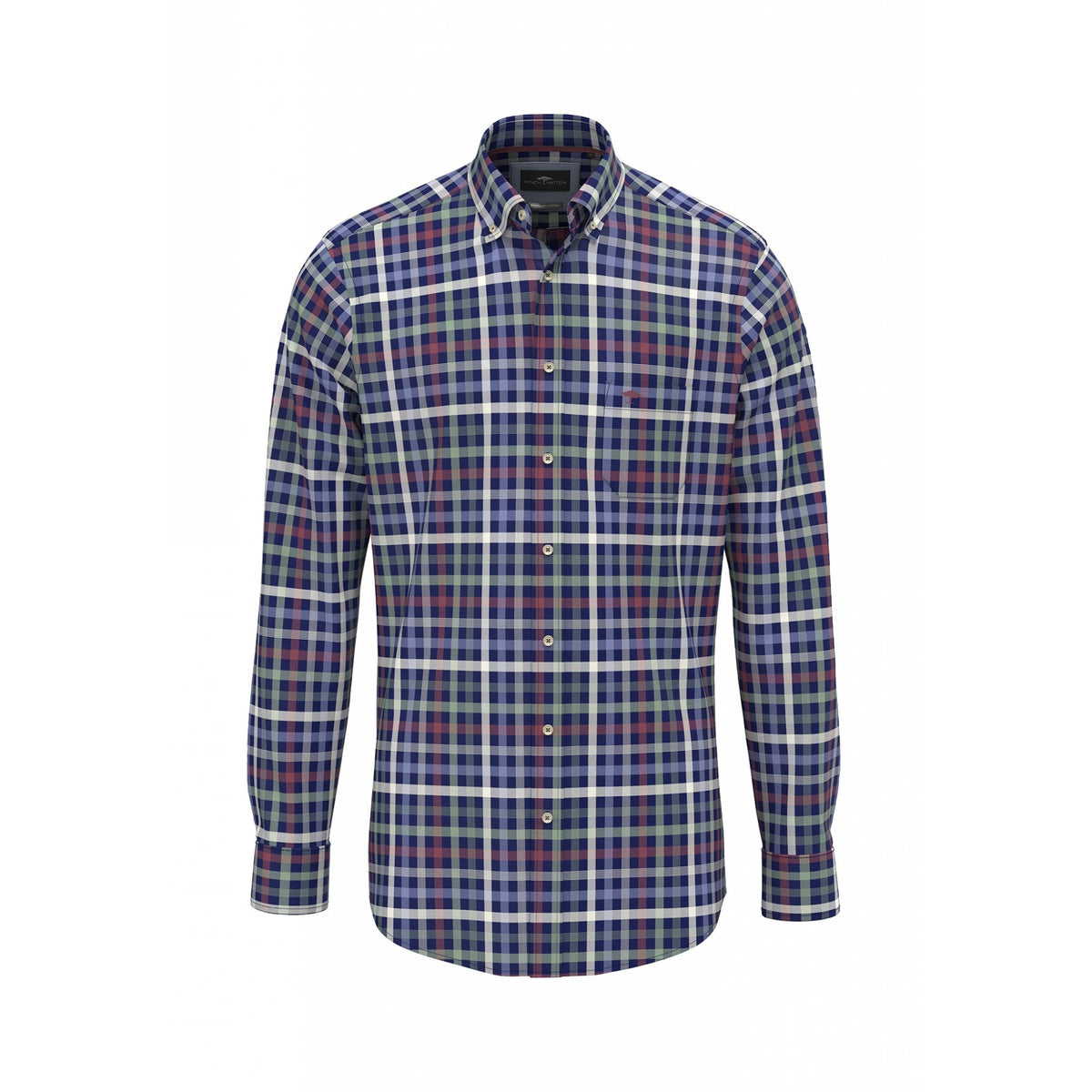 Colourful Poplin Check Shirt