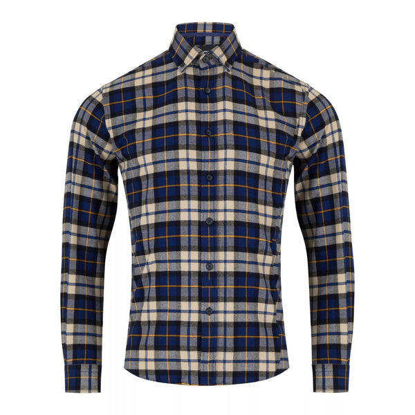 Tapered Long Sleeve Casual Shirt