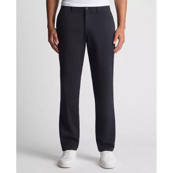 Straight Leg Cotton-Stretch Washed Chino