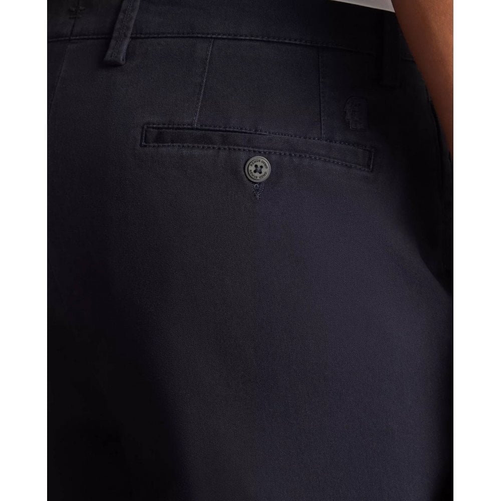 Straight Leg Cotton-Stretch Washed Chino