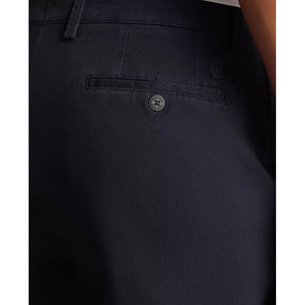 Straight Leg Cotton-Stretch Washed Chino