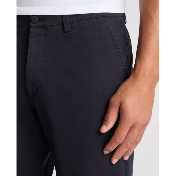Straight Leg Cotton-Stretch Washed Chino