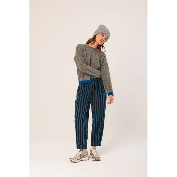 Bicolour Knitted Sweater