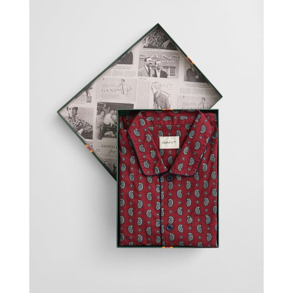 Paisley Print Pajama Set Gift Box