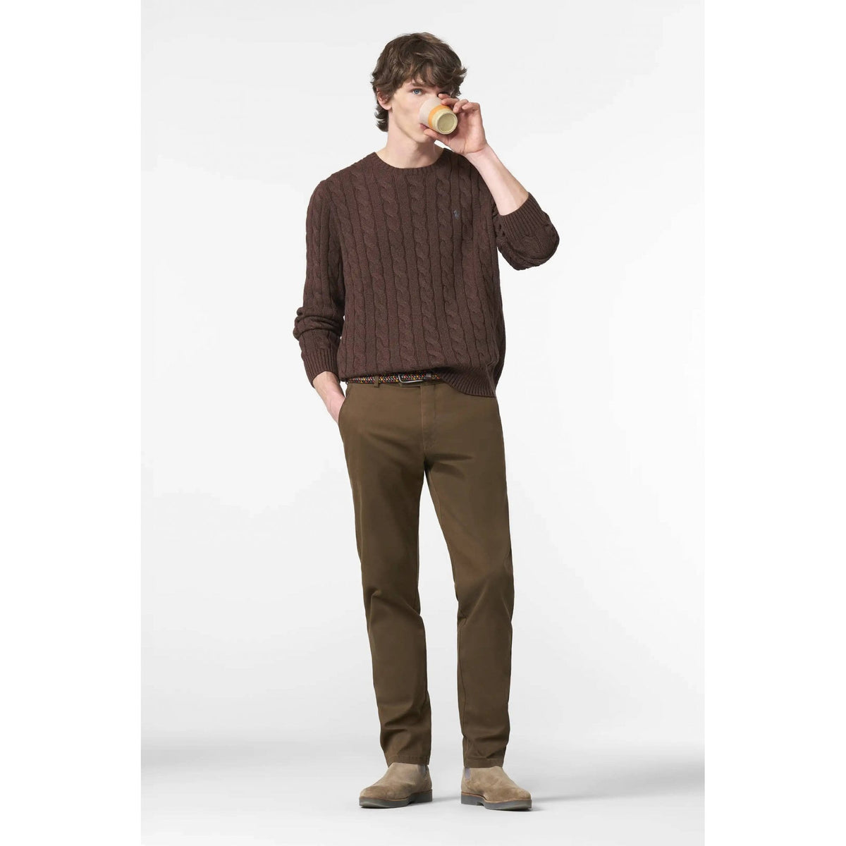 New York Modern Fit Trousers