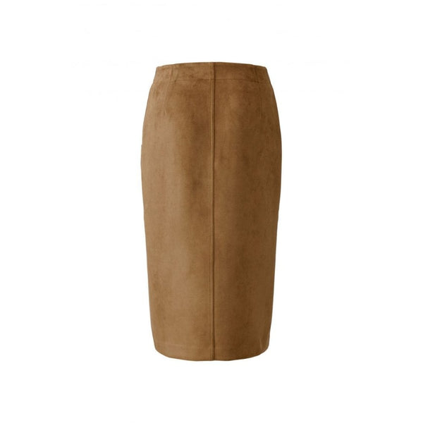 Faux Suede Pencil Skirt