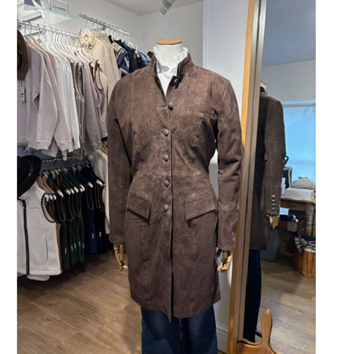 Long Suede Coat