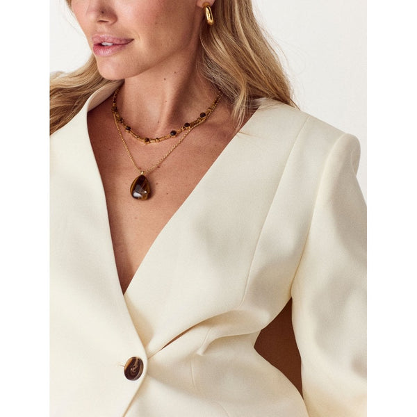 Los Angeles Choker- Tiger’s Eye