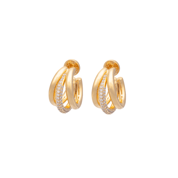 Claw Earrings- Cubic Zirconia