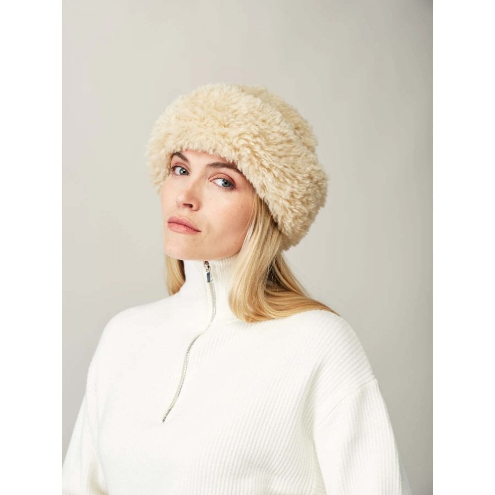Faux Sheepskin Sherpa Hat
