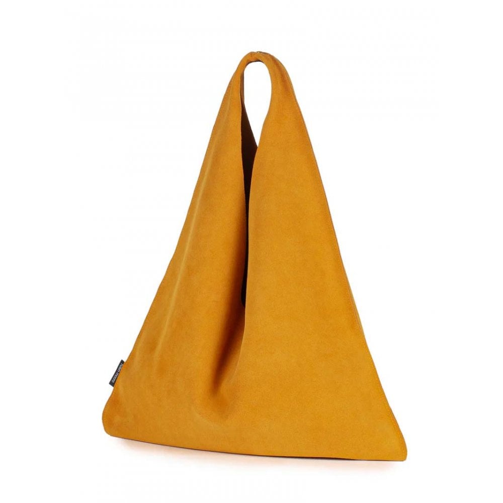 Suede Triangle Bag