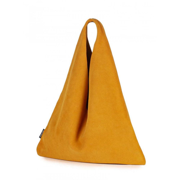 Suede Triangle Bag