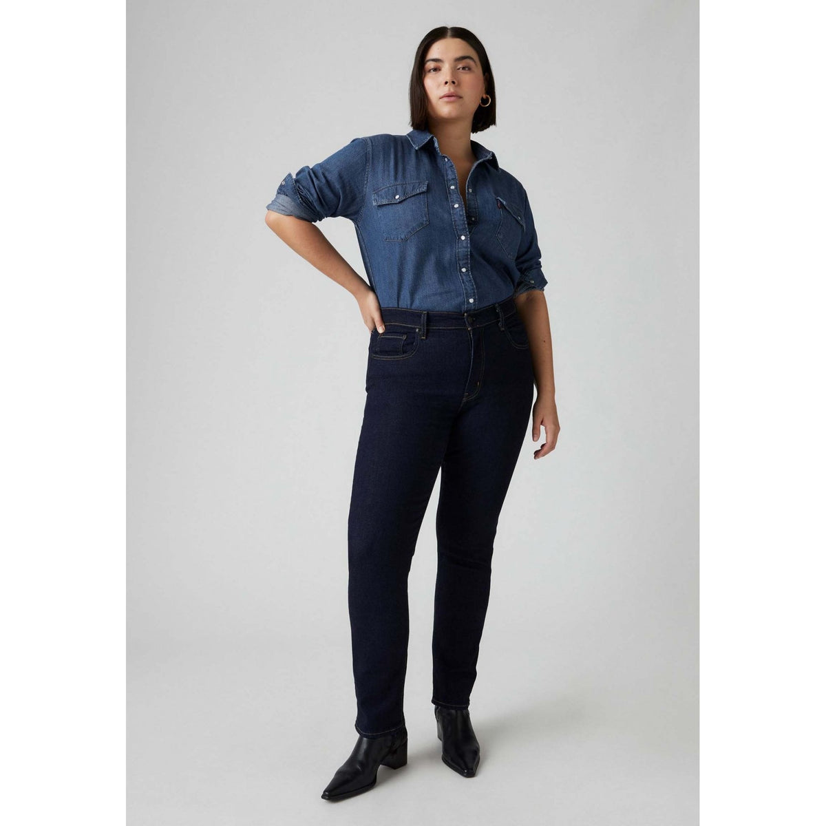 724 High Rise Straight Jeans