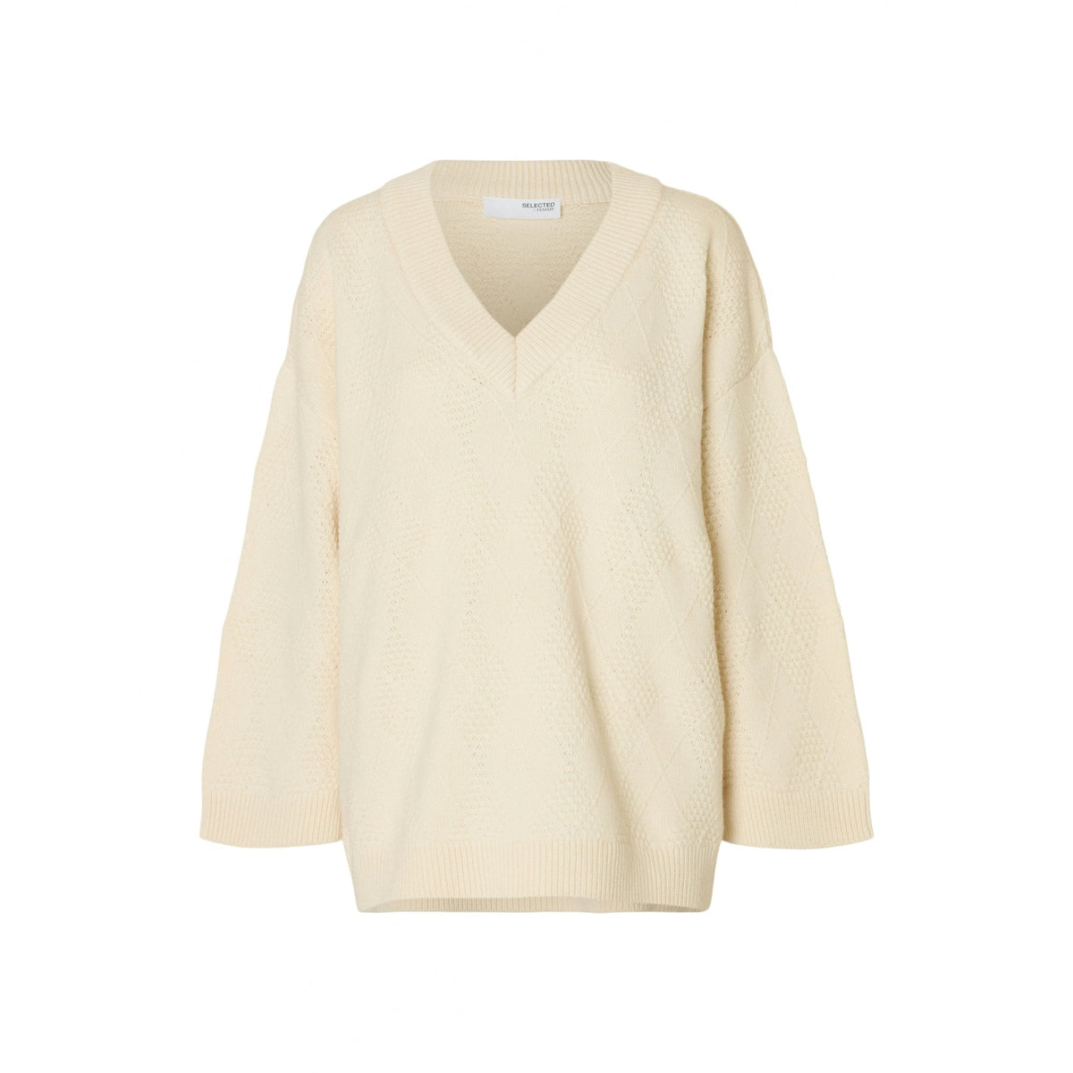 Fea Knit V-neck