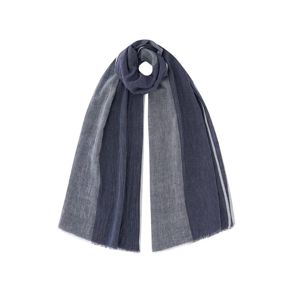 Jack Too Cotton Denim Stripe Scarf