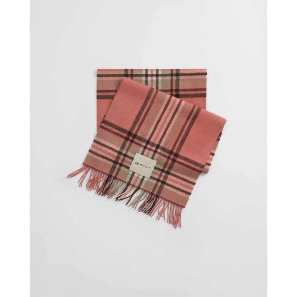 Tartan Checked Wool Scarf