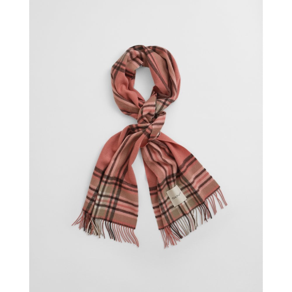 Tartan Checked Wool Scarf