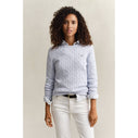 Cable Knit Crew Neck Sweater