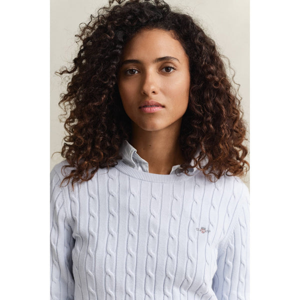 Cable Knit Crew Neck Sweater