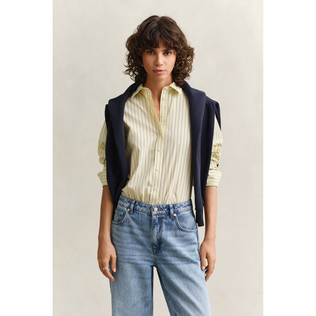 Regular Fit Classic Striped Poplin Shirt