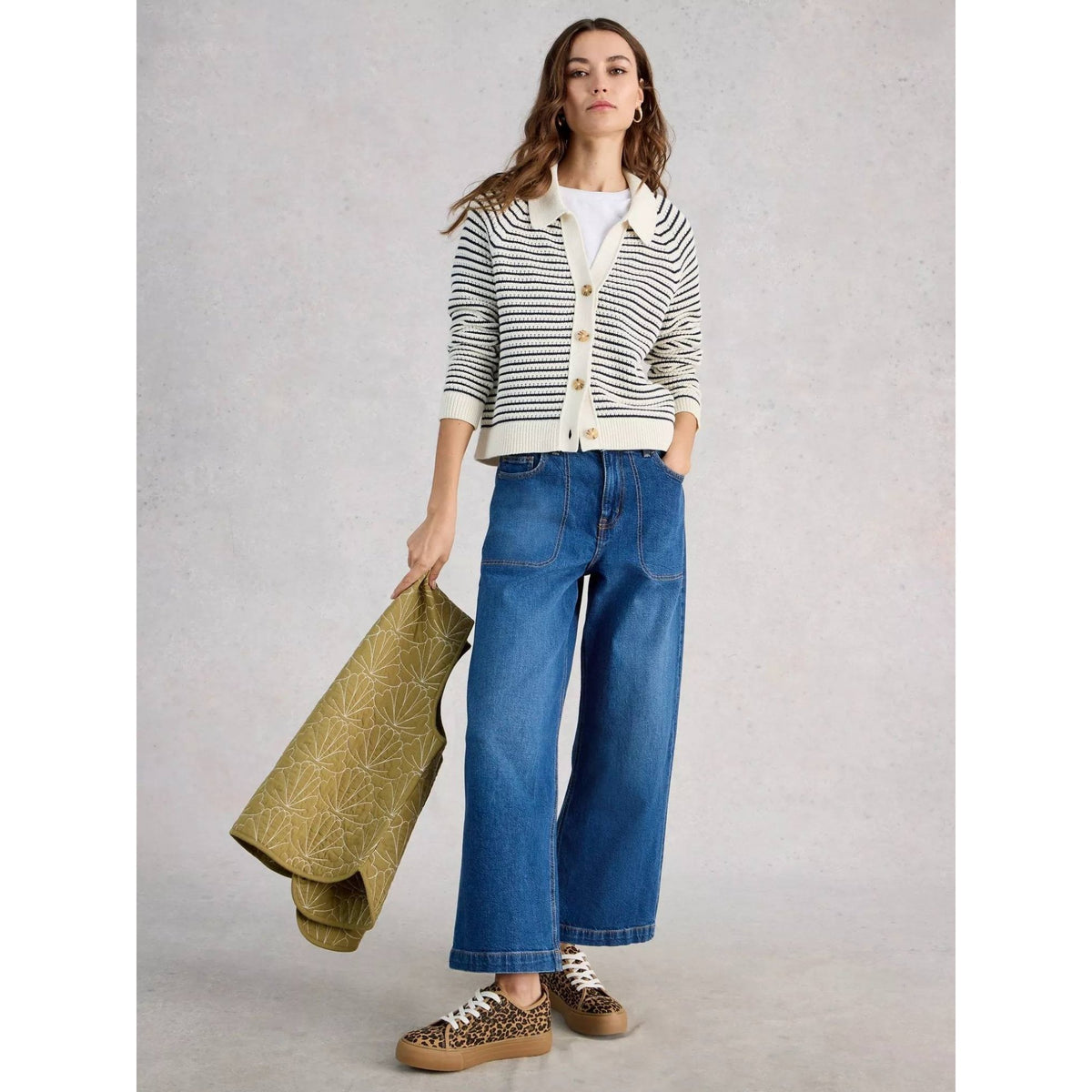 Chaterly Stripe Cardigan