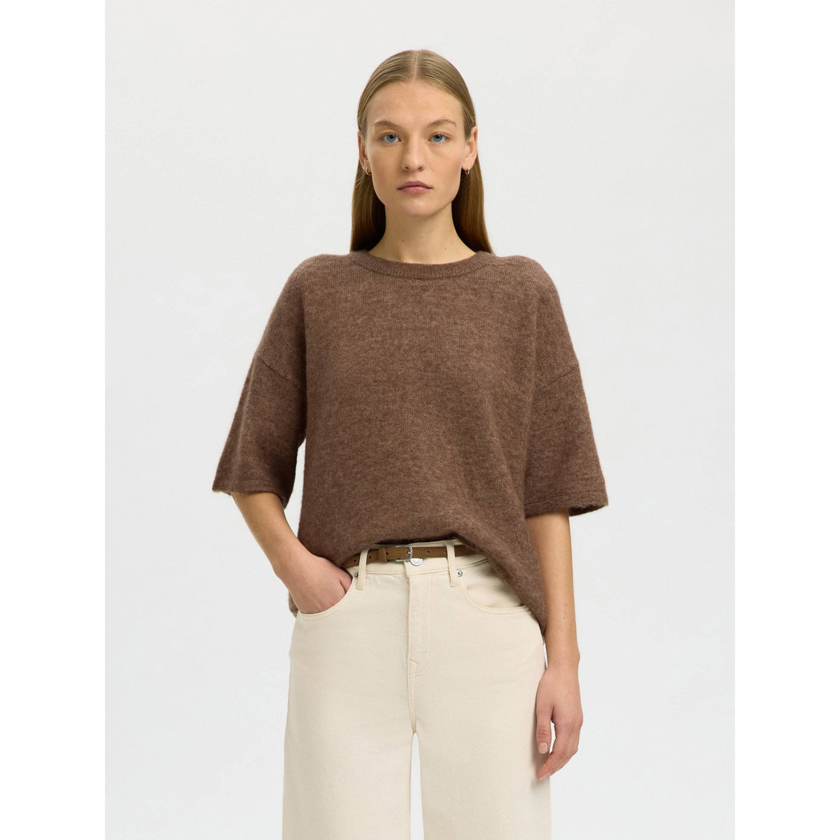 Wool Blend Knitted Pullover
