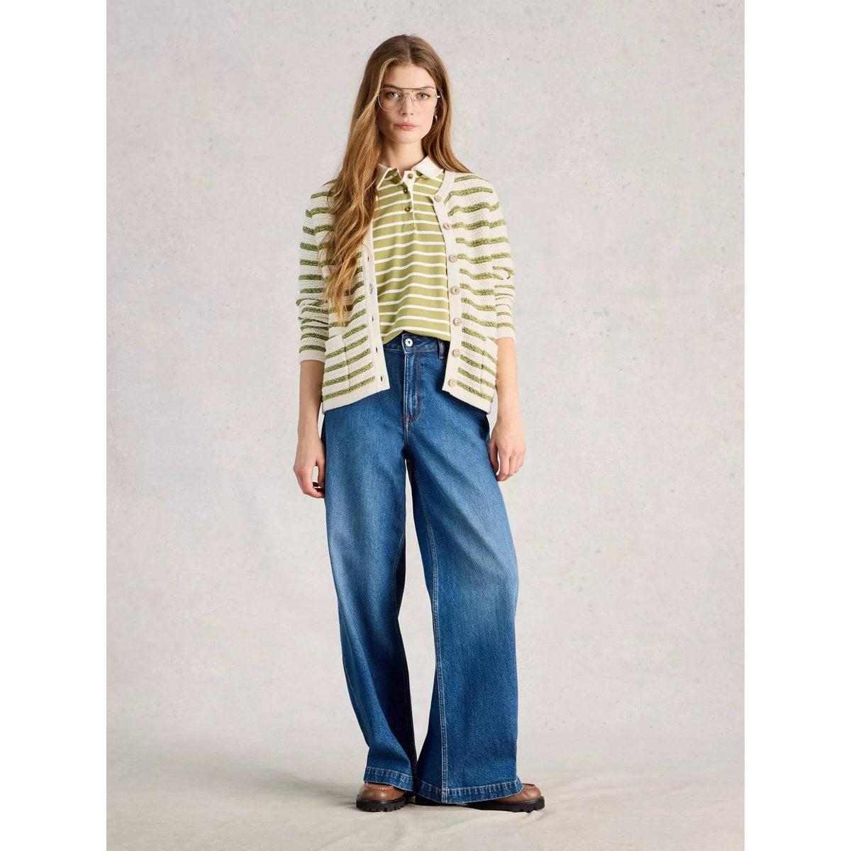 Belle Stripe Cardigan