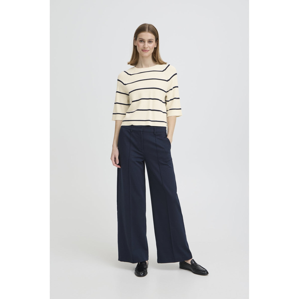 Boston Knit 3/4 Length Sleeve Jumper