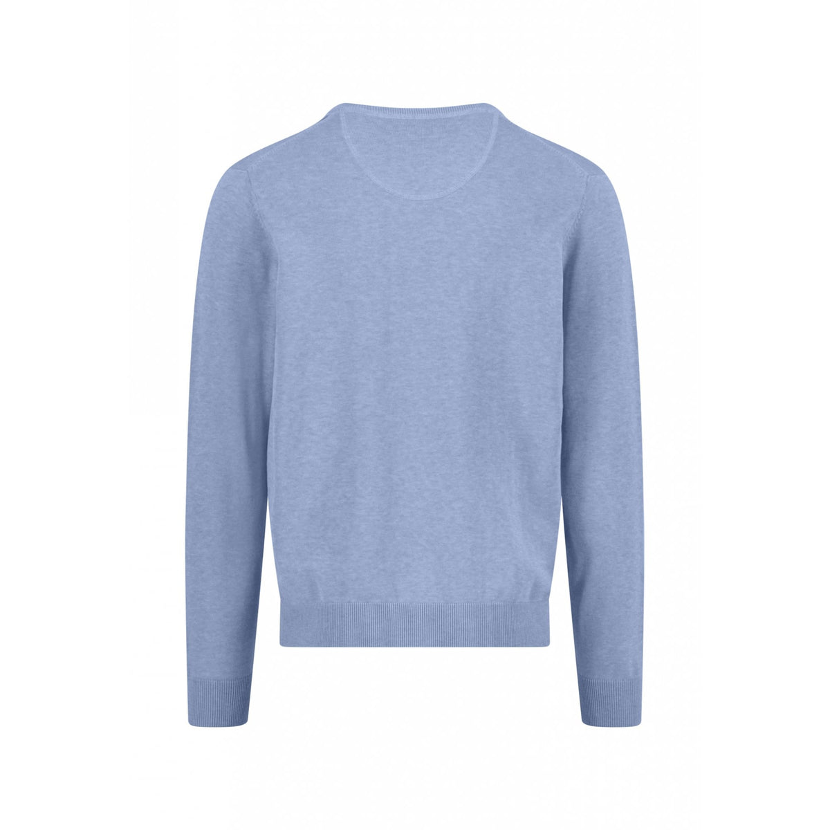 Superfine Cotton V-Neck Sweater