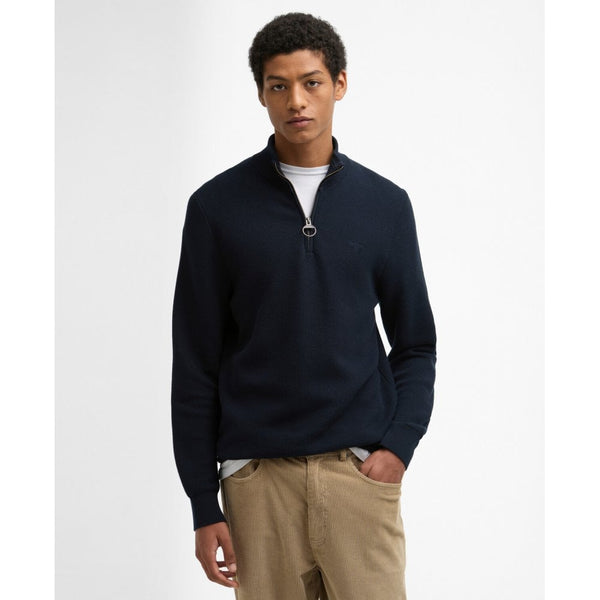 Essential Honeycomb Quarter-Zip Jumper