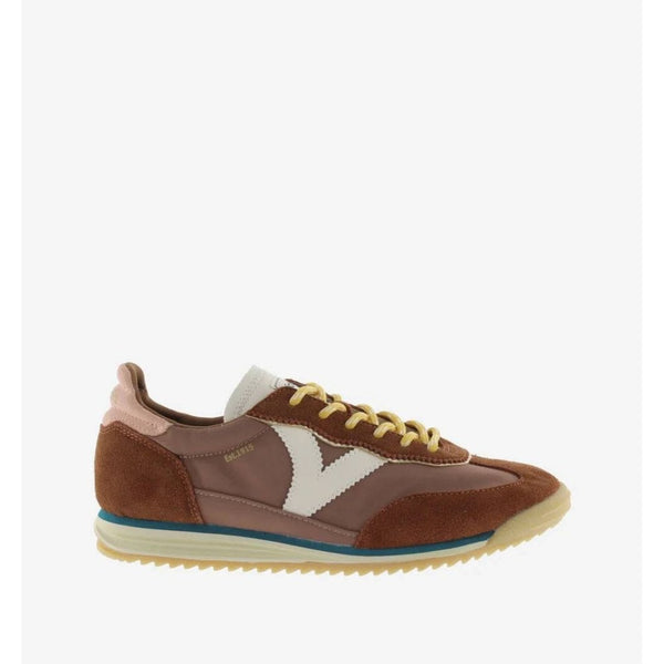 Saturno Nylon & Suede Trainers