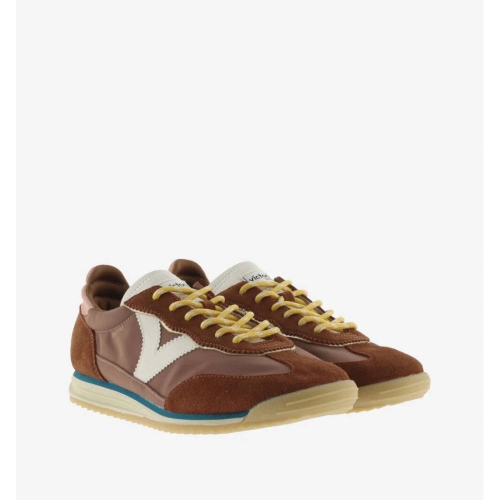 Saturno Nylon & Suede Trainers