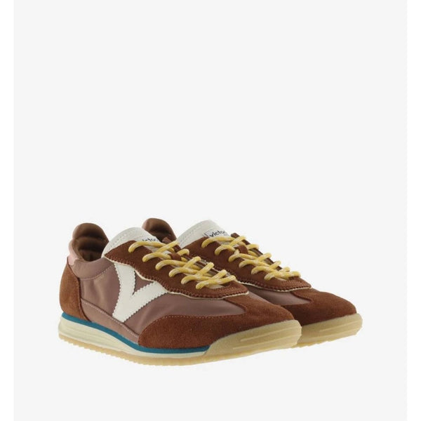 Saturno Nylon & Suede Trainers