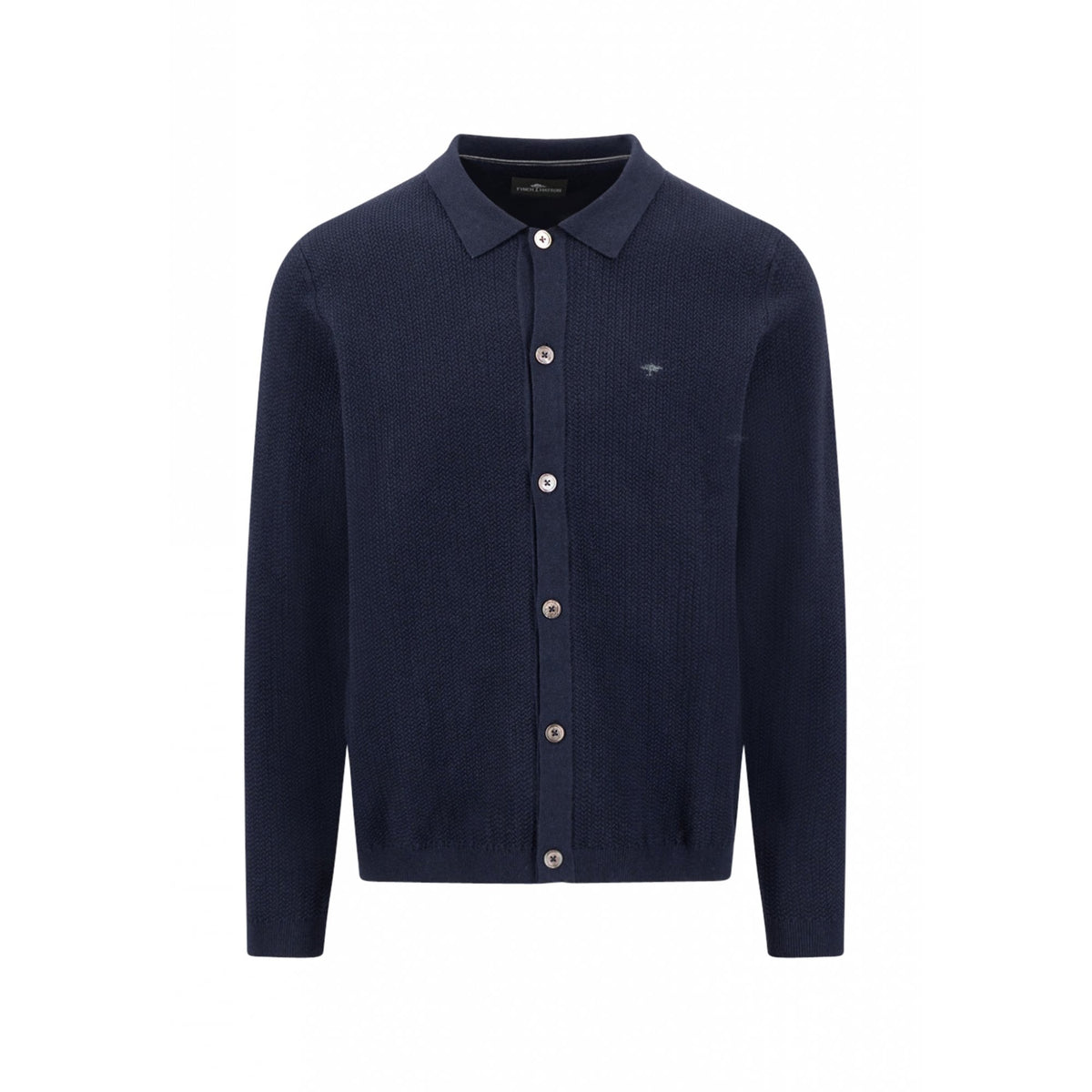 Textured Knit Button Cardigan