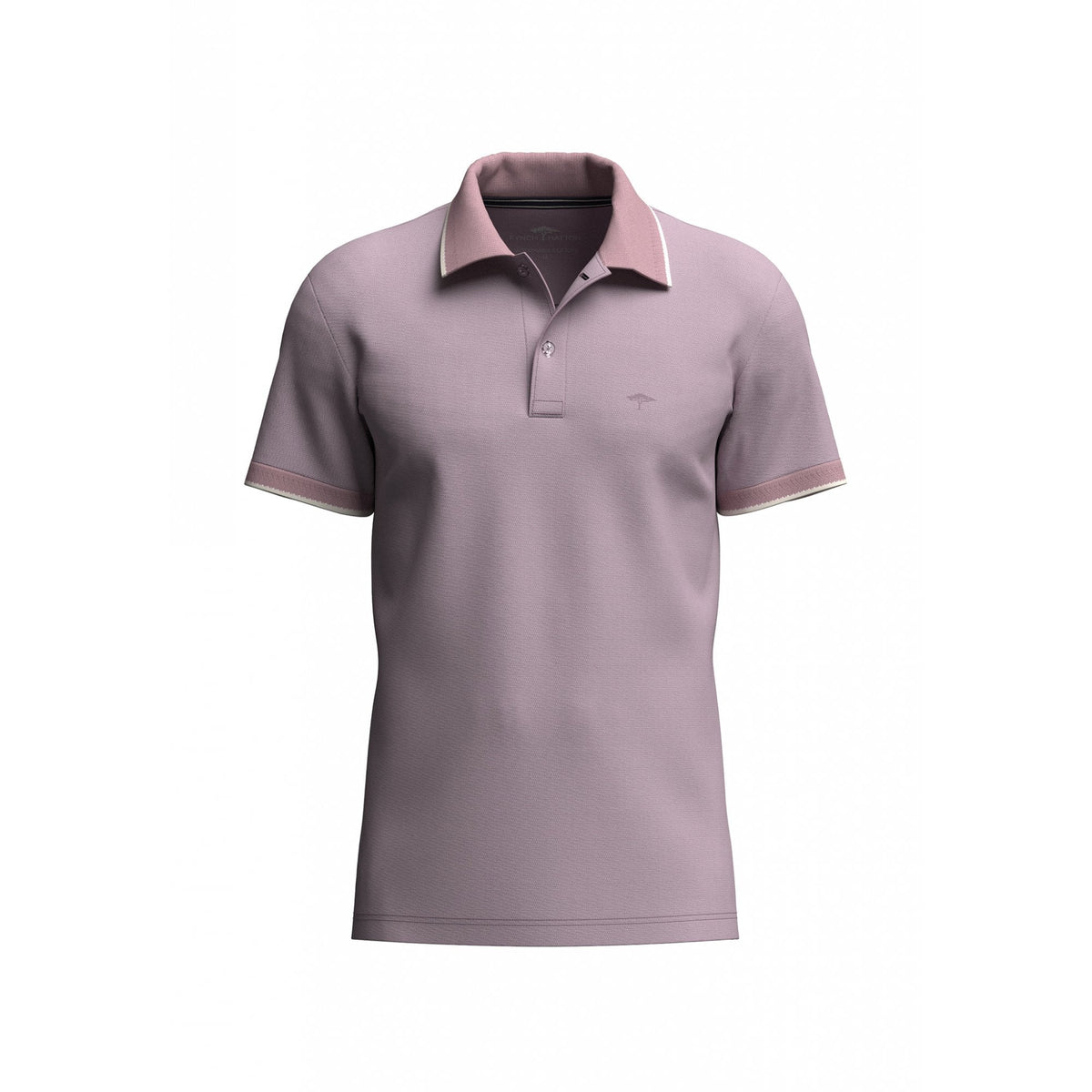 Two Tone Pique Polo Shirt