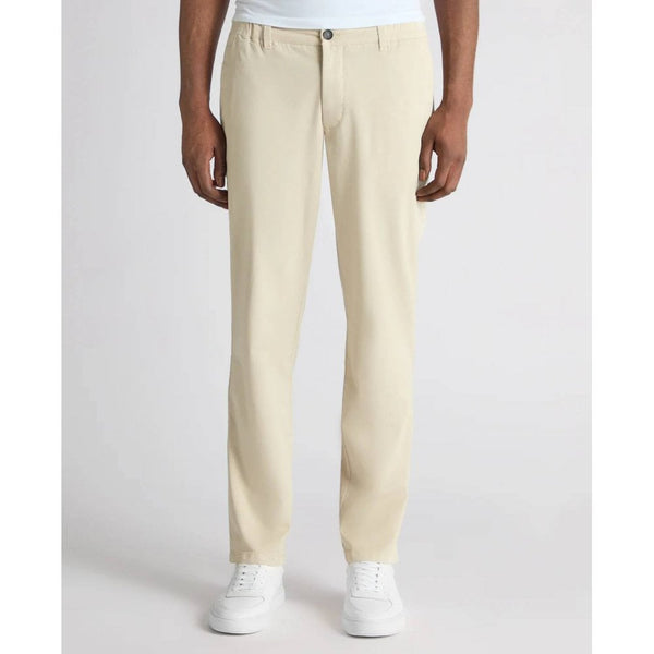 Straight Leg Cotton-Blend Chinos