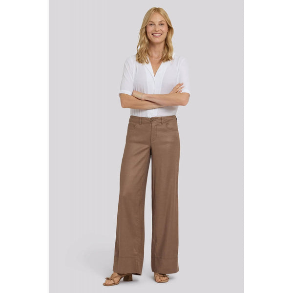 5 Pocket Wide Leg Trouser Pants
