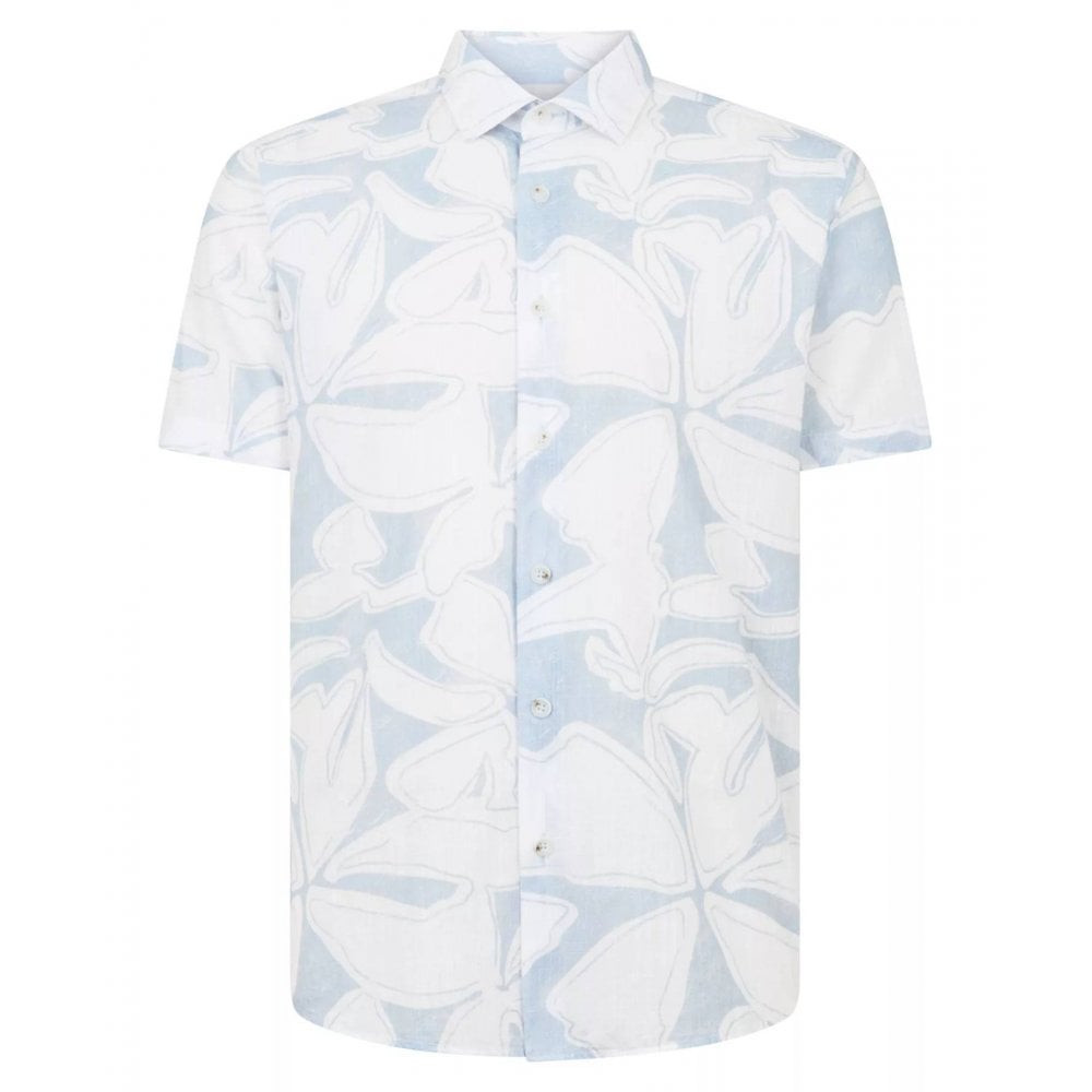 Tapered Short Sleeve Casual Shirt