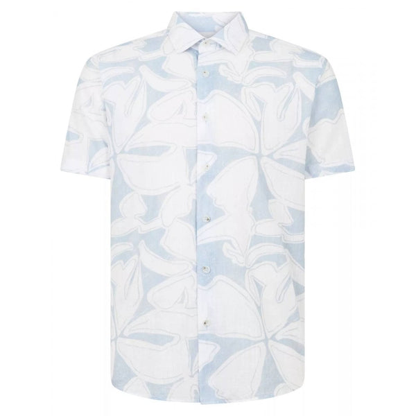 Tapered Short Sleeve Casual Shirt