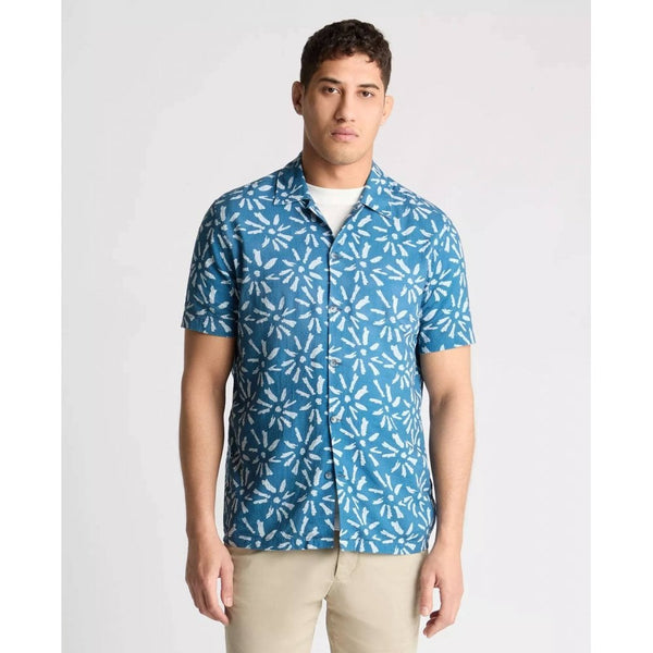 Tapered Short Sleeve Casual Shirt